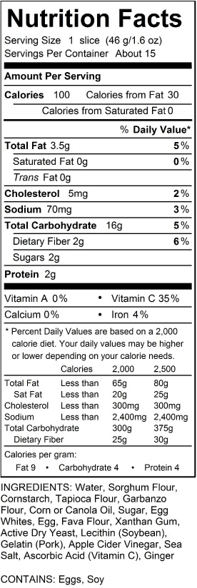 Simply Savory White Bread Nutritional Values